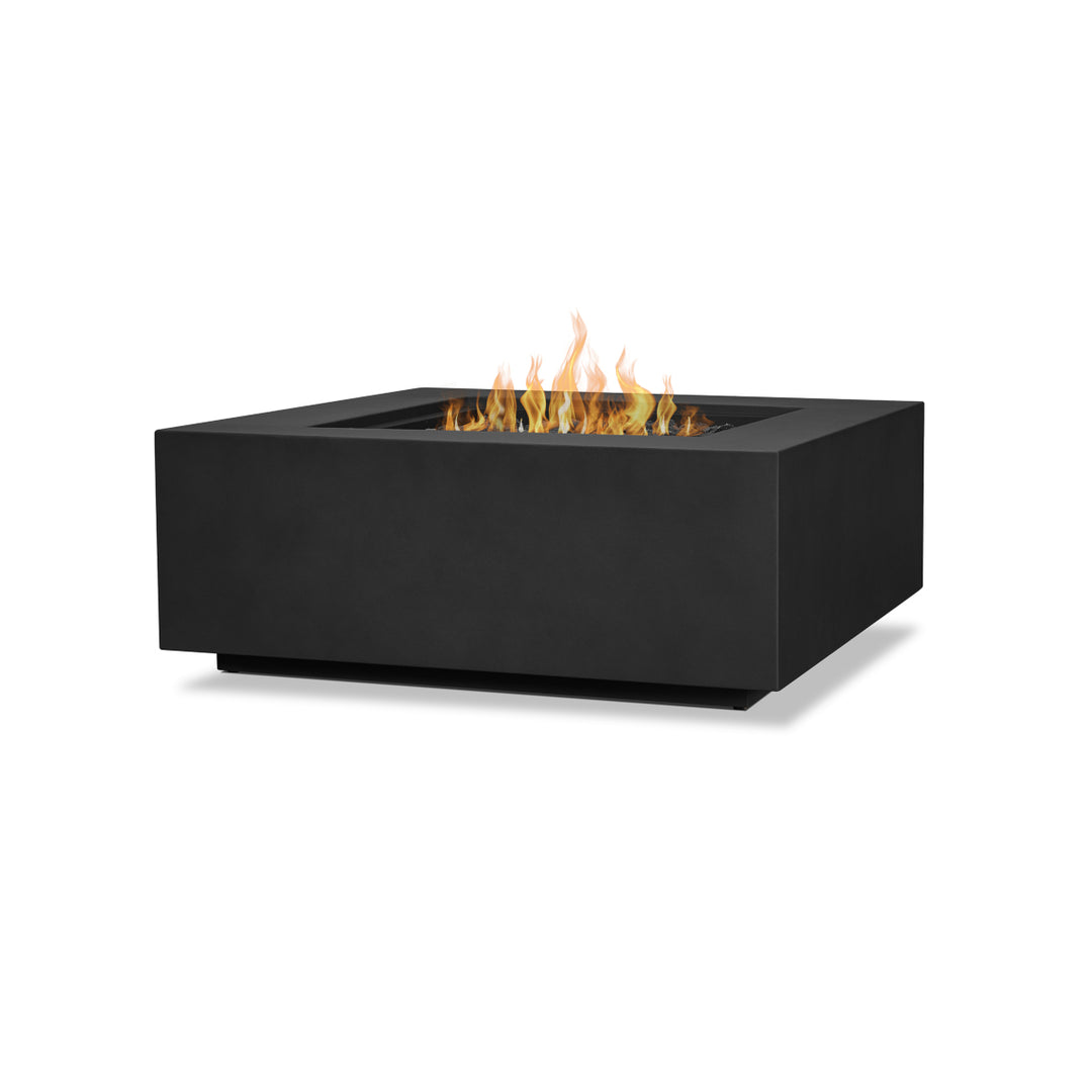 Real Flame Aegean Square Propane Fire Table C9812LP in black