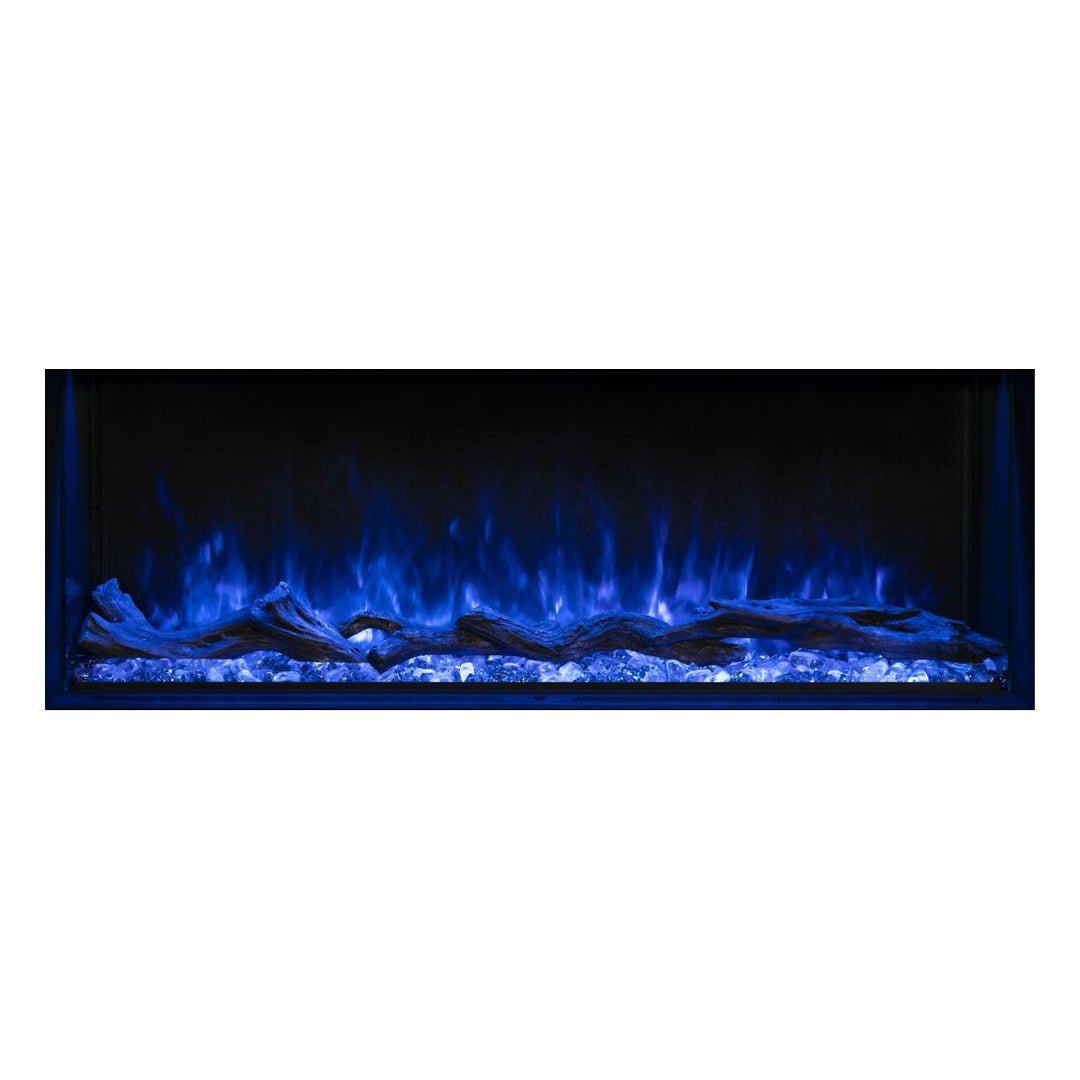 Modern Flames LPM-4416 Linear Landscape Pro Multi Sided Electric Fireplace with Blue Flames