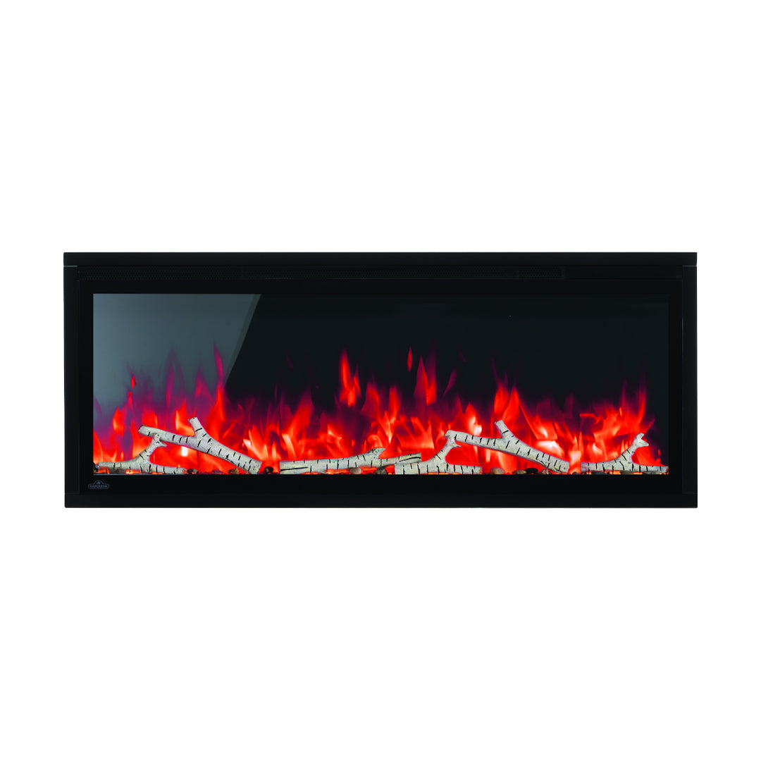 Napoleon 42" Entice linear wall mount / recessed electric fireplace NEFL42CFH with birch media