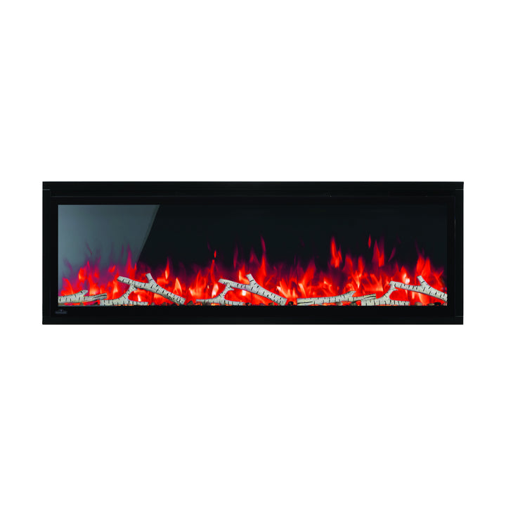 Napoleon 50" Entice linear wall mount / recessed electric fireplace NEFL50CFH with birch logs