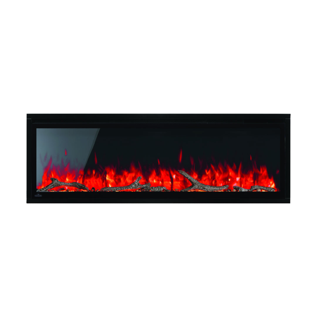  Napoleon 50" Entice linear wall mount / recessed electric fireplace NEFL50CFH with driftwood logs