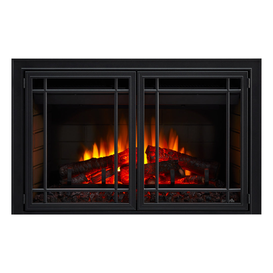 SimpliFire 25" Electric fireplace insert SF-INS25 with mission door front