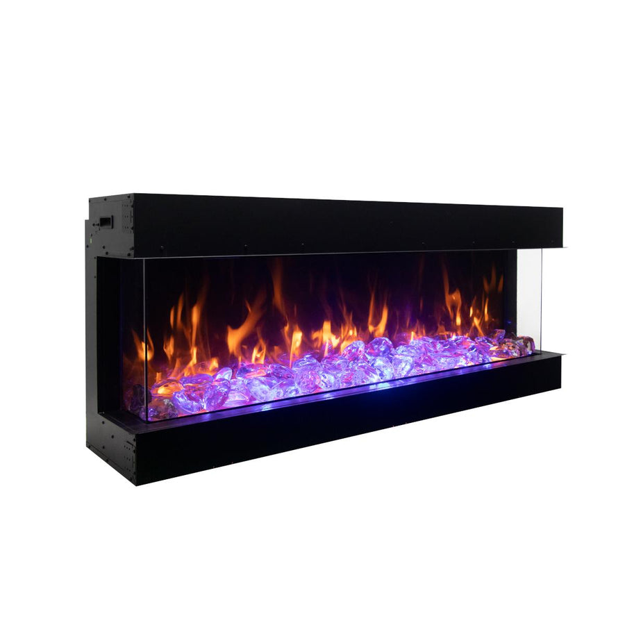 Amantii 50″ 3-Sided Indoor / Outdoor Electric Fireplace - 50-TRU-VIEW-XL