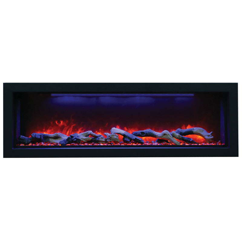 Amantii 72" Built-In Panorama Indoor / Outdoor Electric Fireplace - BI-72-DEEP-OD