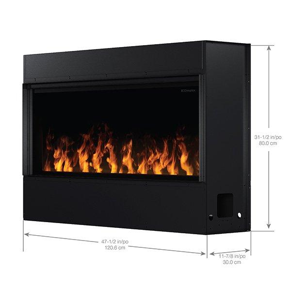 Dimplex Optimyst OLF46-AM Linear Electric Fireplace Dimensions