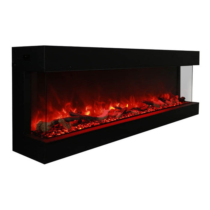 Amantii 72″ 3-Sided Electric Fireplace