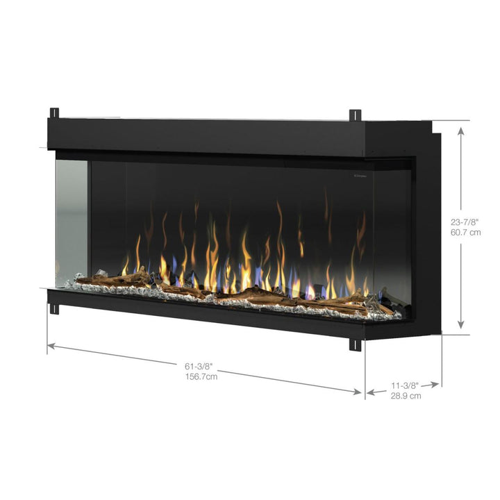 Dimplex Ignite Bold XLF6017-XD Linear Built-in Electric Fireplace Dimensions