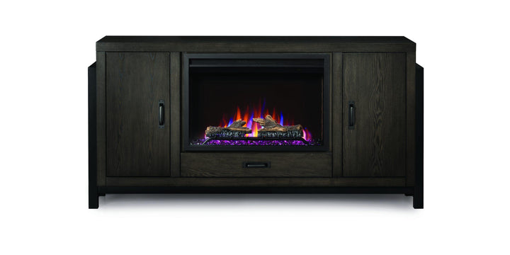 Napoleon Franklin Entertainment Media Console with Electric Fireplace NEFP30-3020RK with multi color flames