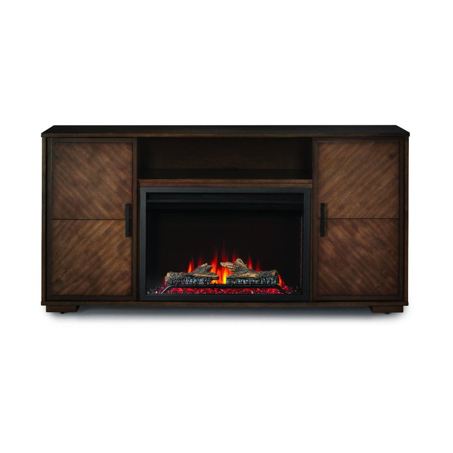 Napoleon Hayworth Media Console with Electric Fireplace NEFP30-3620RLB with logs