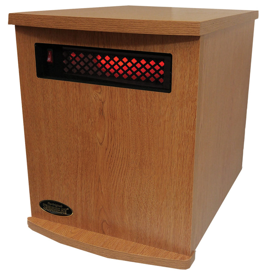 Original SUNHEAT Made in the USA Infrared Heater - USA1500-M Oak