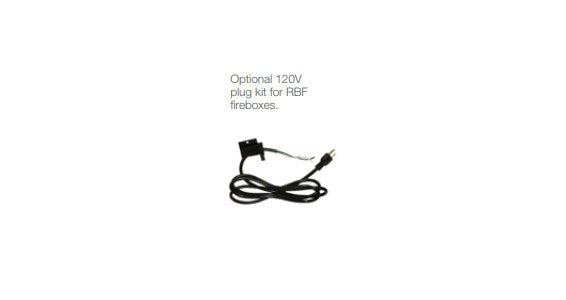 RBFPLUG 120v Plug Kit for Dimplex Revillusion® Series Insert