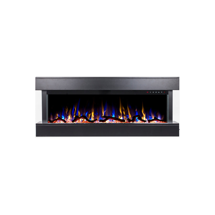 Touchstone Chesmont 50" Black Wall Mount Electric Fireplace - 80034