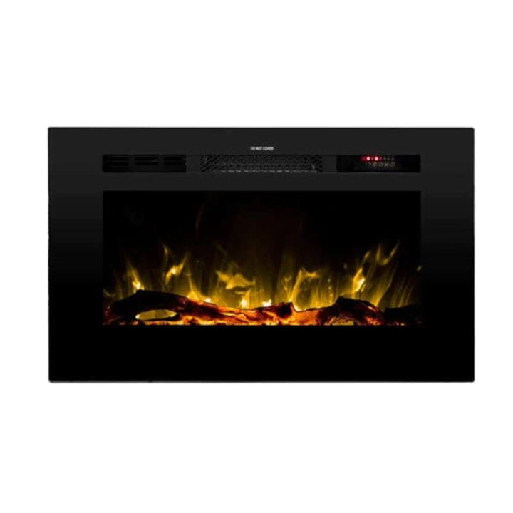 Touchstone Sideline 80028 Linear Electric Fireplace with Yellow Flames
