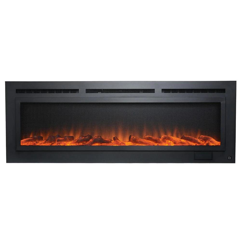 Touchstone Sideline Steel 80047 Linear Electric Fireplace