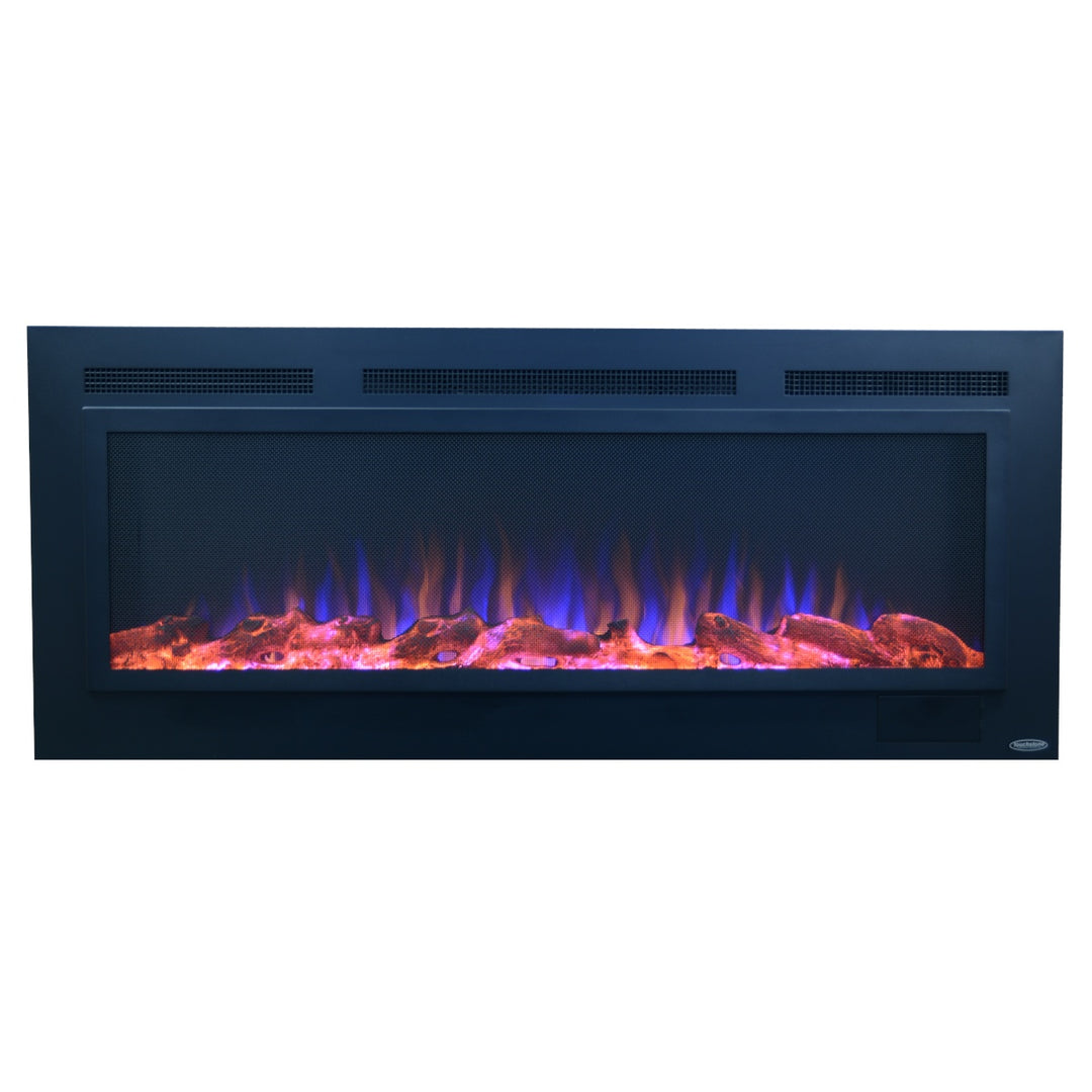 touchstone sideline 80013 50 inch electric fireplace with steel front