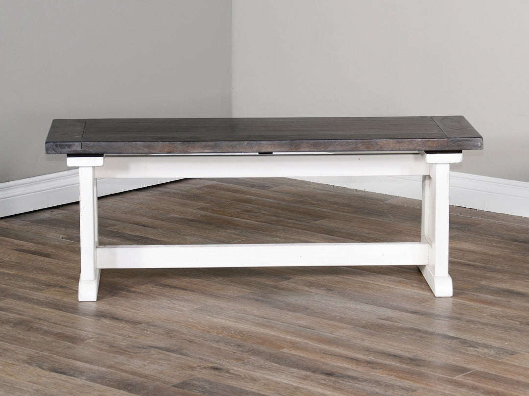 Sunny Designs Carriage House Side Bench 0113EC-SB in a room