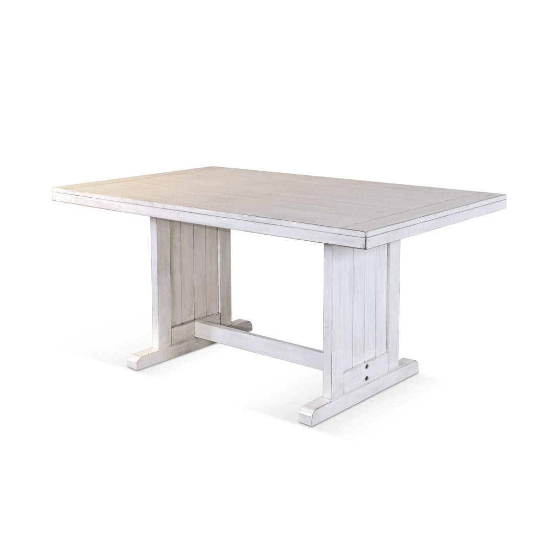Sunny Designs 0113MW Bayside white breakfast nook table