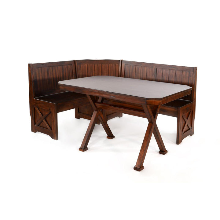 Sunny Designs 0222VM Tuscany Breakfast Nook Set with Cross Base without side bench