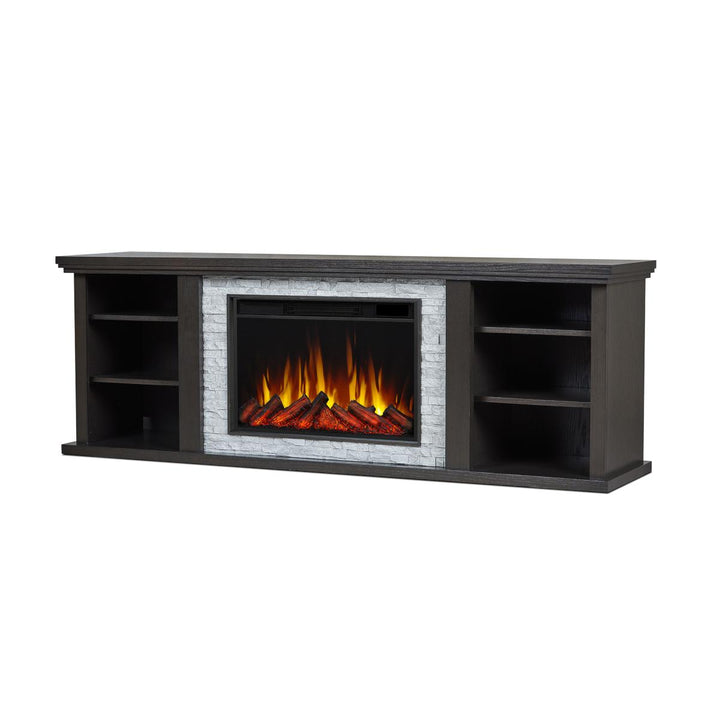 Real Flame Kenai Slim TV Stand with Electric Fireplace - 13053E-DO