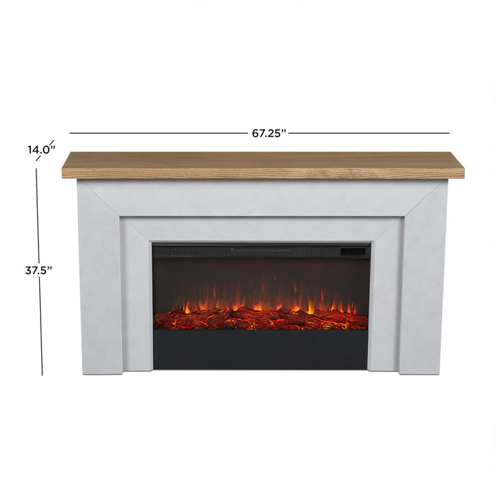 Real Flame 13057E-VGY Malie Landscape Mantel dimensions