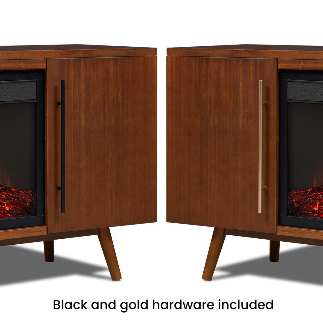 Real Flame 13058E-VBM Morris Landscape Electric Fireplace TV Stand details
