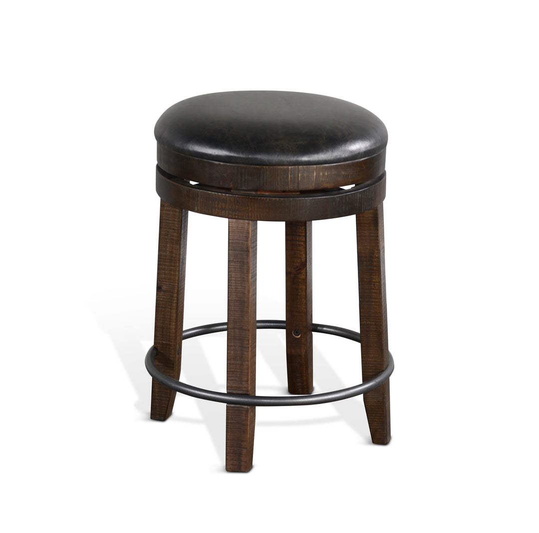 Sunny Designs Homestead 24"H Swivel Barstool - 1624TL2-24