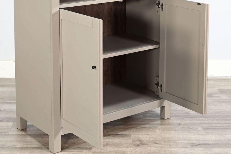 Sunny Designs Arched Display Cabinet with Doors