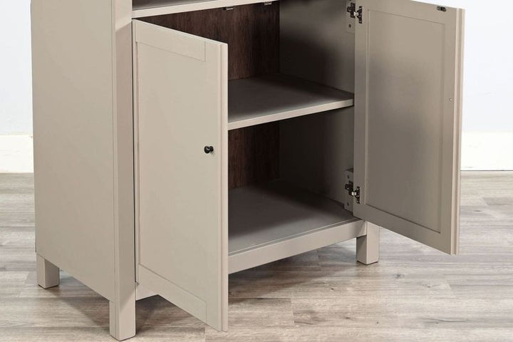 Sunny Designs Arched Display Cabinet with Doors
