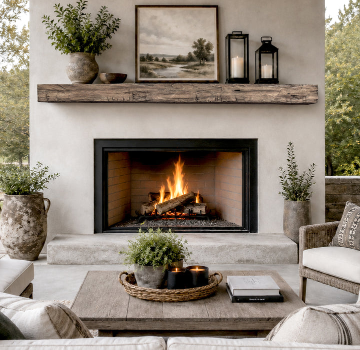 Pearl Mantels Blue Ridge Collection Non-Combustible Mantel Shelf - Multiple Colors Available