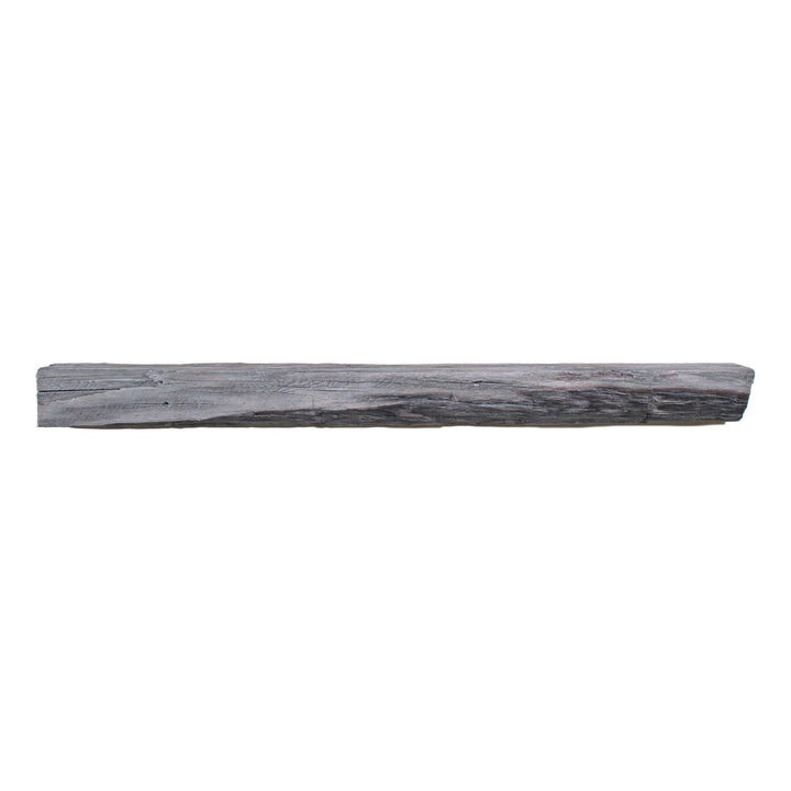 Lexington Hearth Cabin Pine Mantel - Weathered Grey