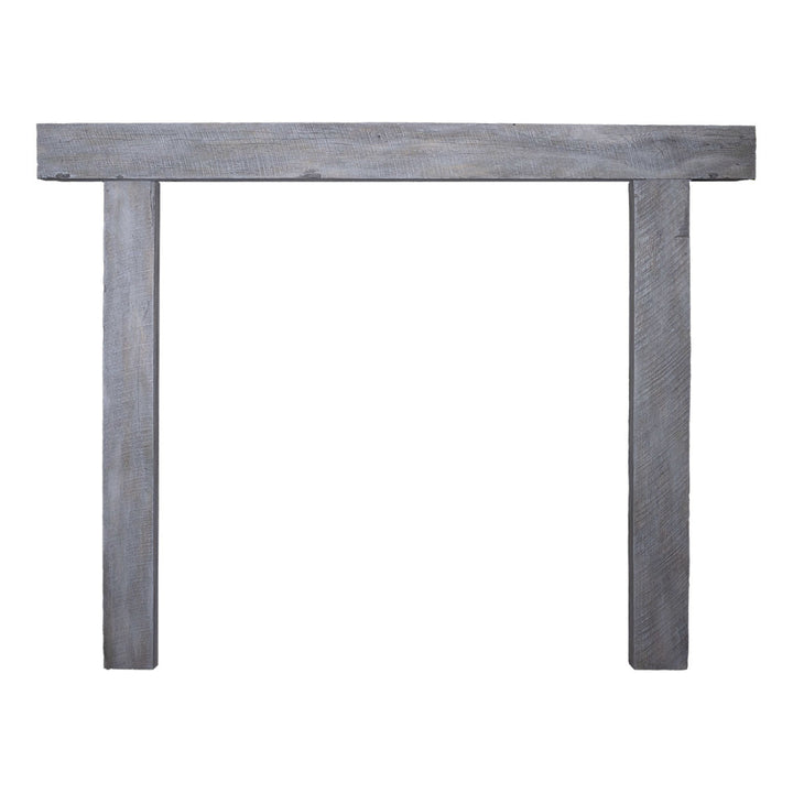 Lexington Hearth Hitching Post Surround Mantel - Weathered Grey