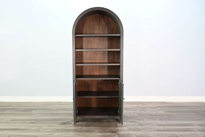 Sunny Designs Arched Display Cabinet with Doors