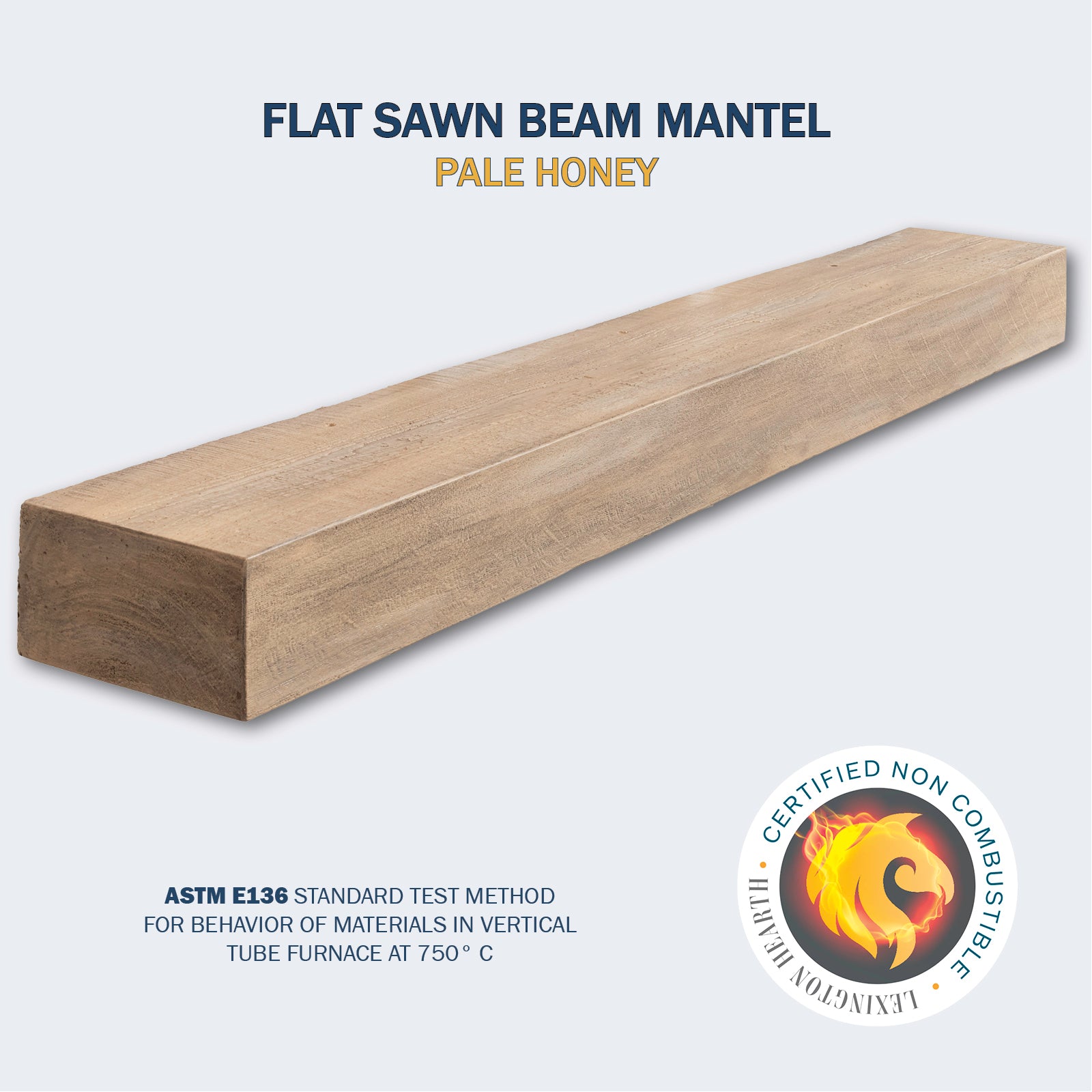 Non-Combustible Fireplace Mantel - Lexington Hearth Beam