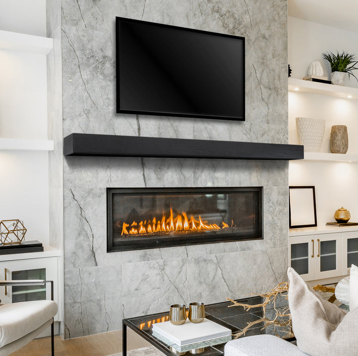 Pearl Mantels Inspirations Collection Linear Non-Combustible Mantel Shelf - Multiple Colors Available