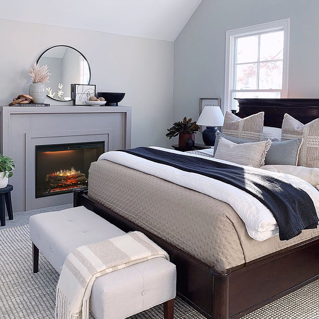 Dimplex Revillusion 24" Electric Fireplace w/ Black Background REV24-BL