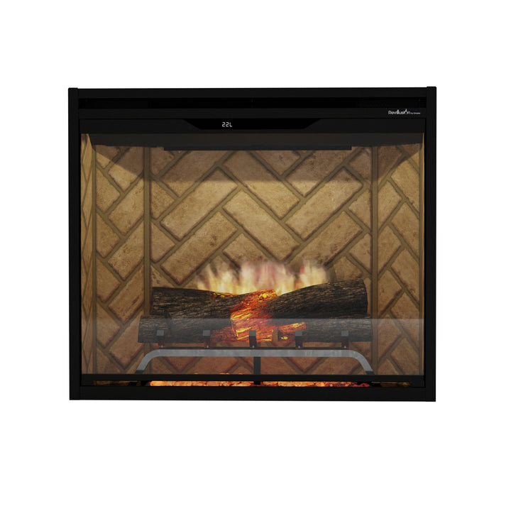 Dimplex Revillusion 36" Built-In Firebox with Herringbone Background - REV36-HB / 500005735