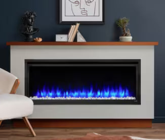 SimpliFire Allusion Edge 50" Electric Fireplace SF-ALLE50