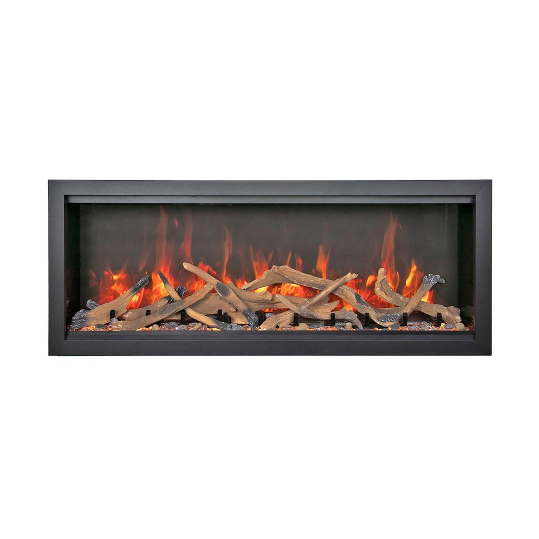 Amantii Symmetry Extra Tall Bespoke 74" Linear Electric Fireplace - SYM-74-XT-BESPOKE