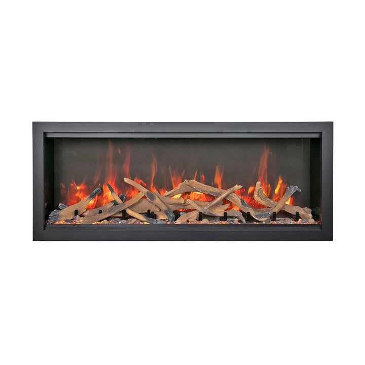 Amantii Symmetry Extra Tall Bespoke 74" Linear Electric Fireplace - SYM-74-XT-BESPOKE