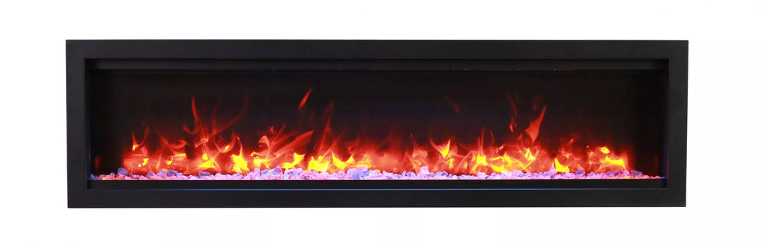 Amantii Symmetry Lumina Series Smart Built-in Electric Fireplace 34" - 100"