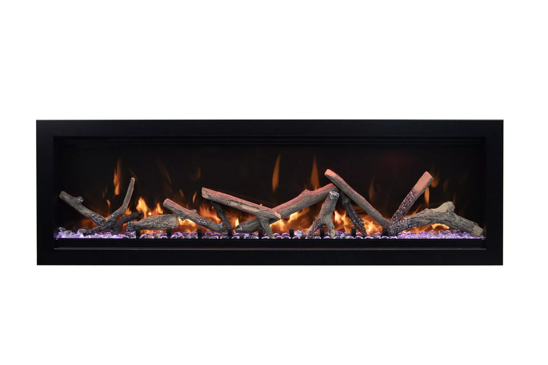 Amantii Symmetry Lumina Series Smart Built-in Electric Fireplace 34" - 100"