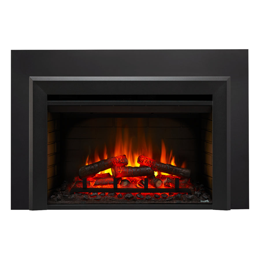 SimpliFire 30" Electric fireplace insert SF-INS30 with contemporary front