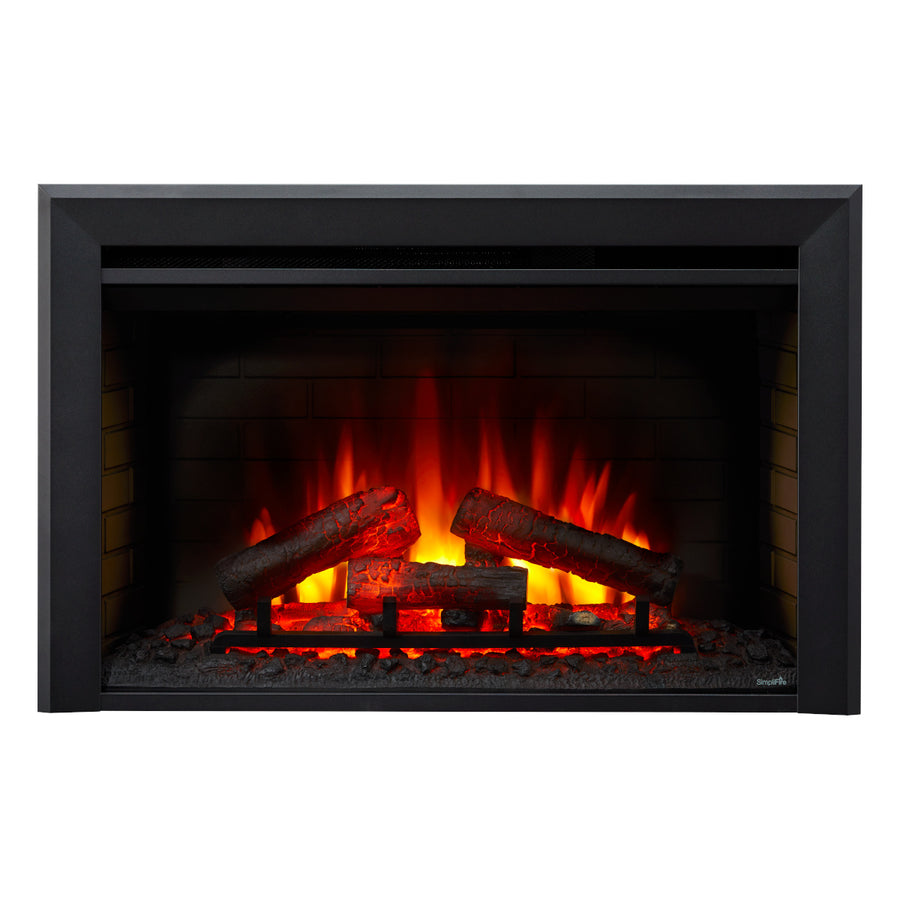 SimpliFire 35" Electric fireplace insert SF-INS35 with red and orange flames
