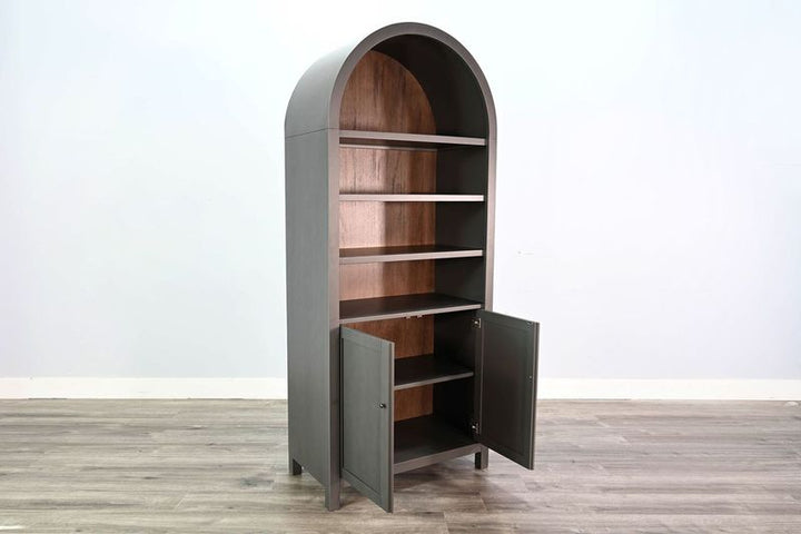 Sunny Designs Arched Display Cabinet with Doors