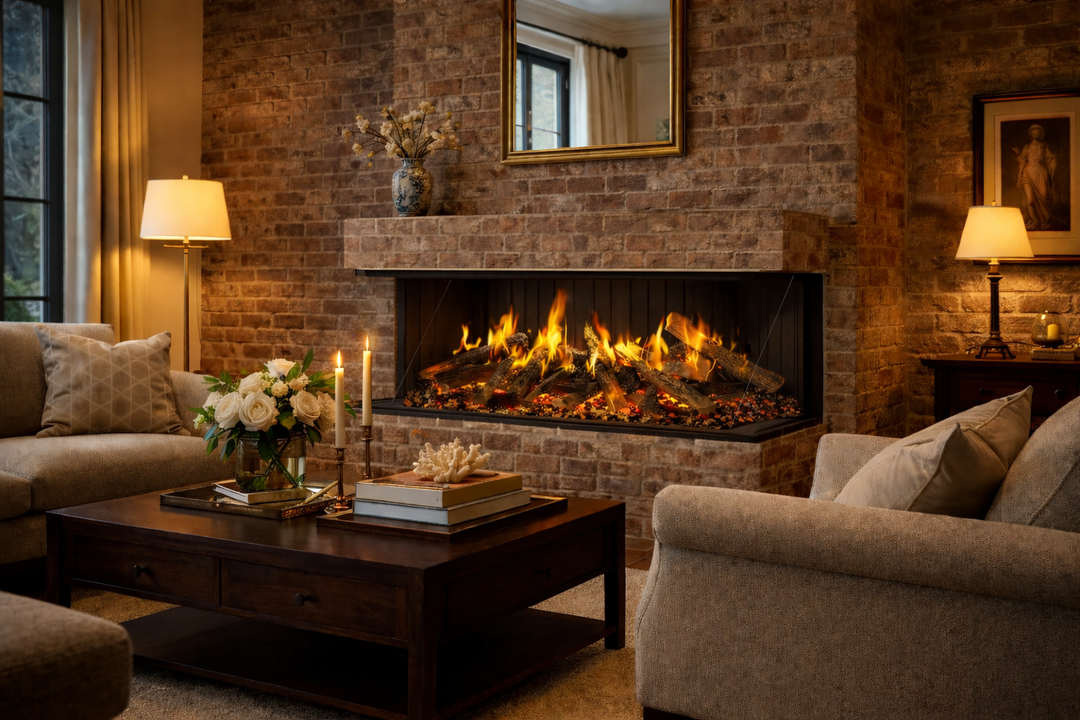 Amantii MultiView HOLO Holographic 75" Electric Fireplace MULTIVIEW-HOLO-75-SIG