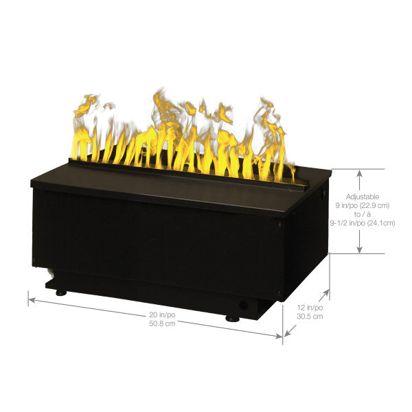 Dimplex Optimyst RGB 20-Inch Water Vapor Fireplace Cassette | CDFI500-PRO-RGB