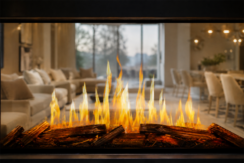 Modern Flames Nova Clear 48" See-Through Electric Fireplace