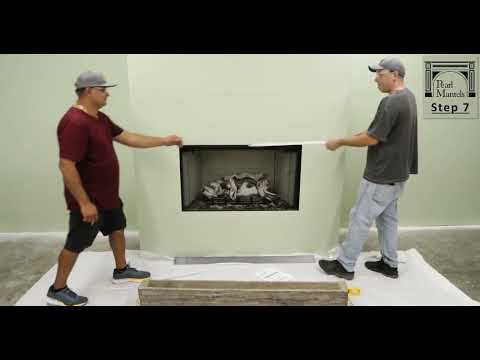 Pearl Mantels New River Weathered Non-Combustible Mantel Shelf - Multiple Colors Available