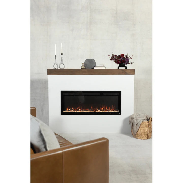 Touchstone Sideline Fury 57" Smart Electric Fireplace 80055 in a mantel