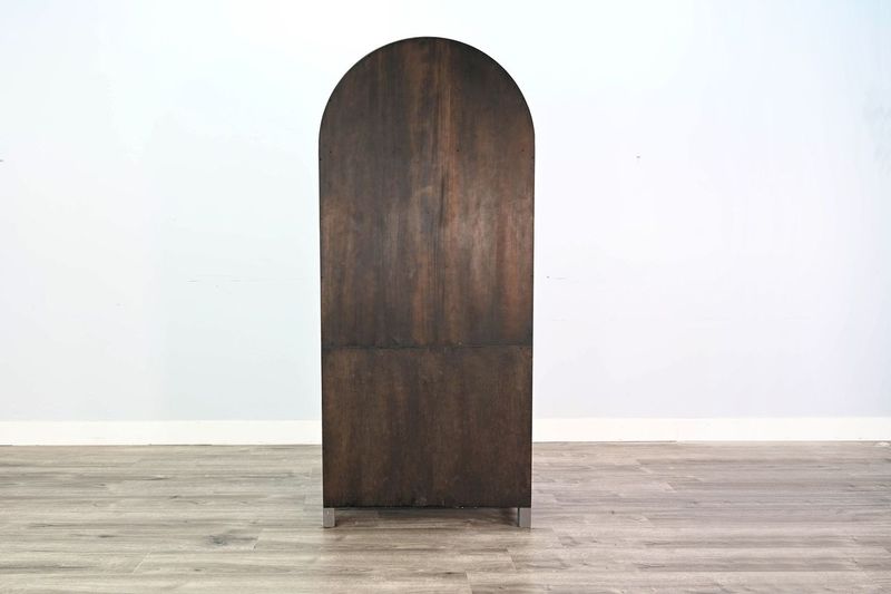 Sunny Designs Arched Display Cabinet with Doors